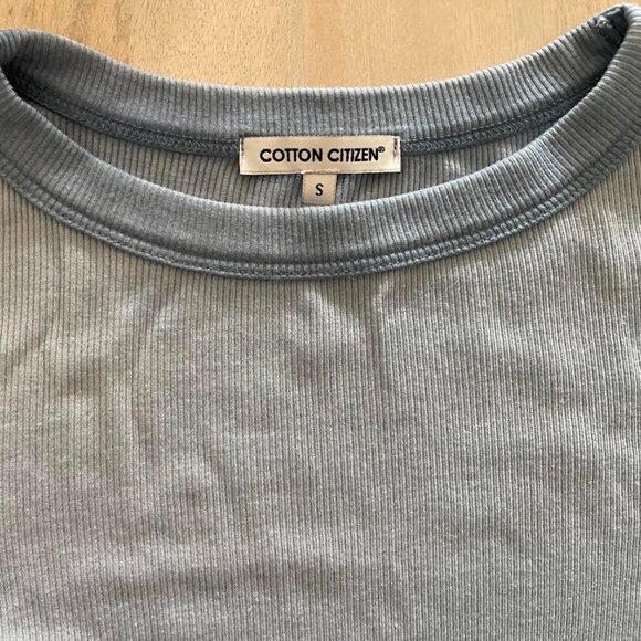 Cotton Citizen x REVOLVE Verona Blue 2-Piece Ribbed Set (Small) - Picture 6 of 8